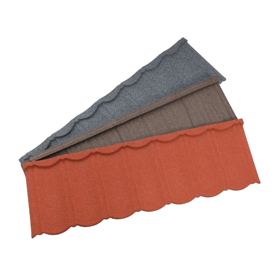 Colorful Stone Coated Metal Tile Lightweight Eco-friendly